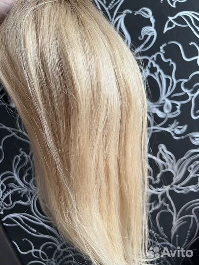 Волосы для наращивания блонд