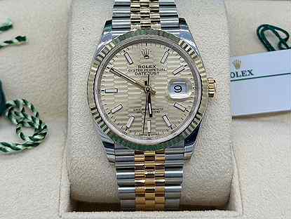 Часы Rolex datejust 36mm gold оригинал clean