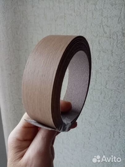 Кромка мебельная с клеем 2 вида