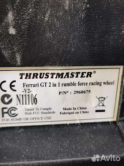 Игровой руль thrustmaster ferrari gt 2-in-1