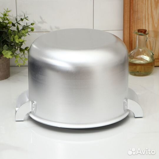 Кастрюля алюминиевая 6л