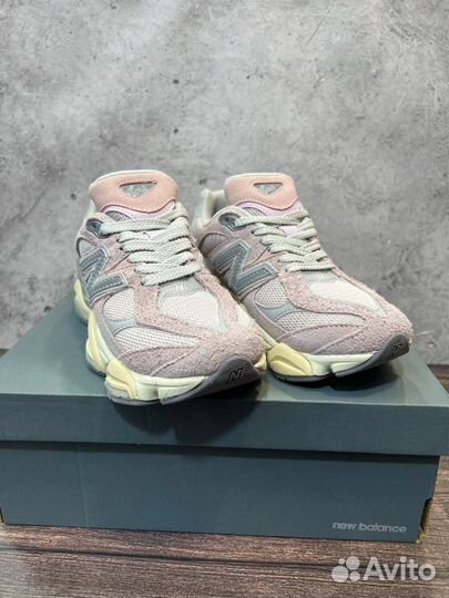 New Balance 9060 December Sky Pink Suede Grey