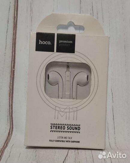 Наушники hoco m1 проводные