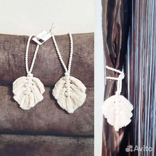 Подхваты для штор ручной работы