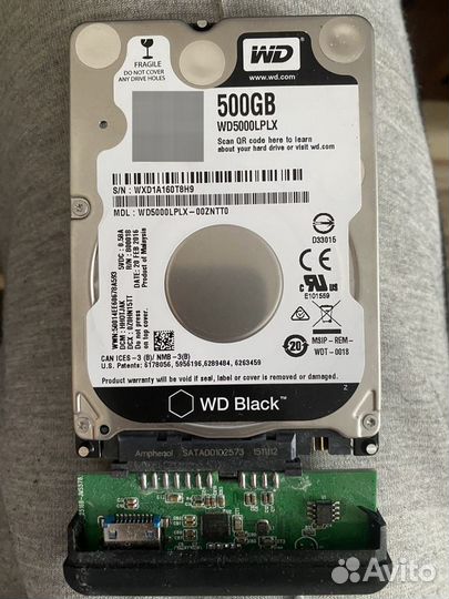 Переносной жёсткий диск 500gb