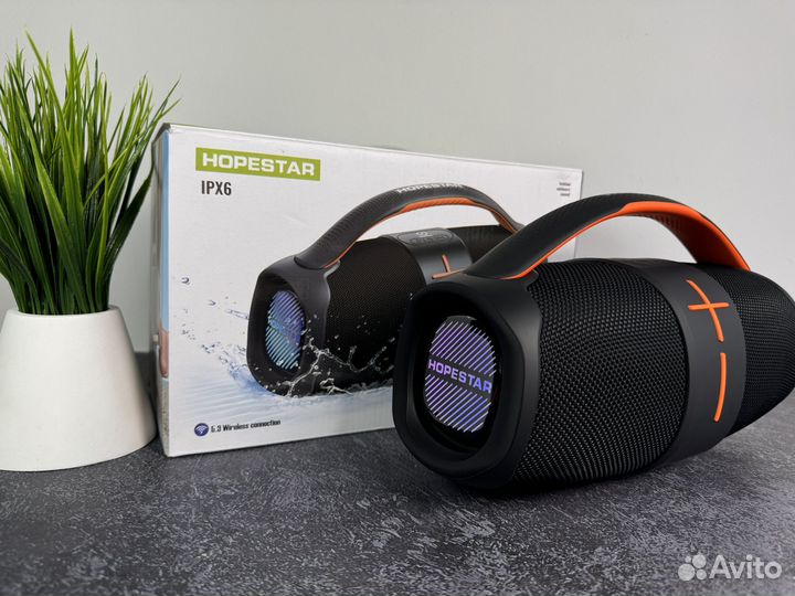 Портативная колонка bluetooth hopestar h60 новый