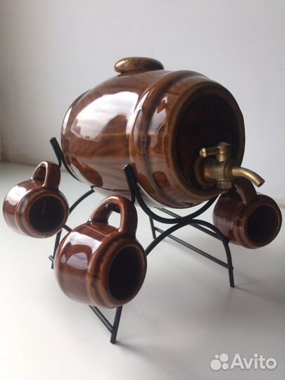 Набор для крепких напитков «Бочонок со стопками»