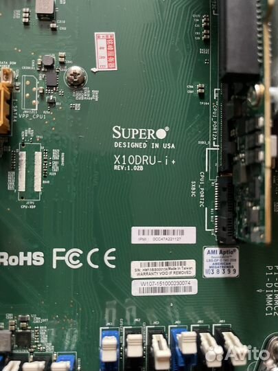Материнская плата Supermicro X10DRU-I+ LGA2011