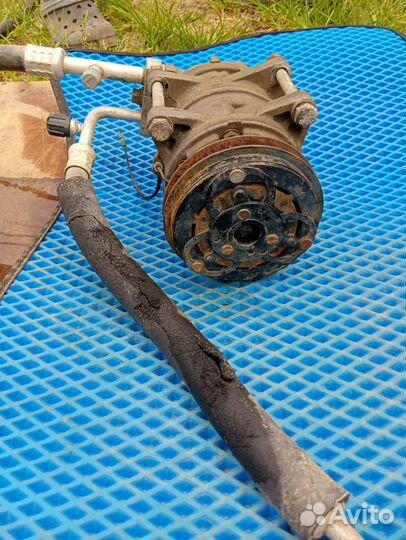 Компрессор кондиционера mitsubishi lancer 9