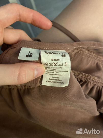 Манишка Unigue fabric / Черешня