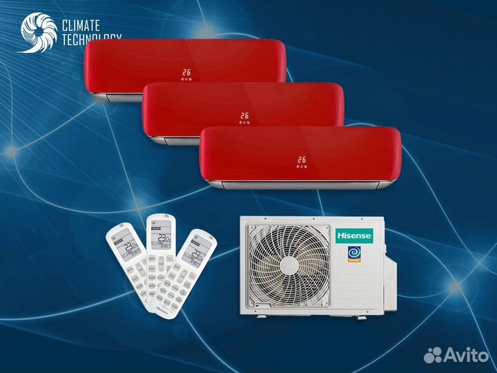 Мультисплит hisense с монтажом