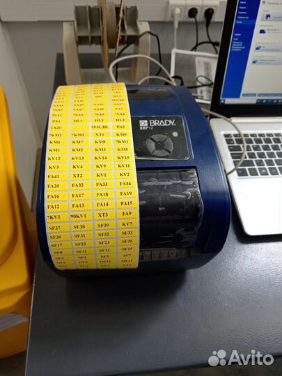 Этикетки Brady BPT-G2-8423-YL желтый, 20х8мм