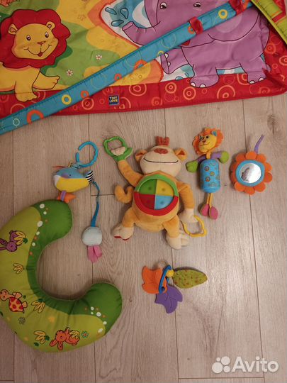 Развивающий коврик tiny love+ Игрушки chicco