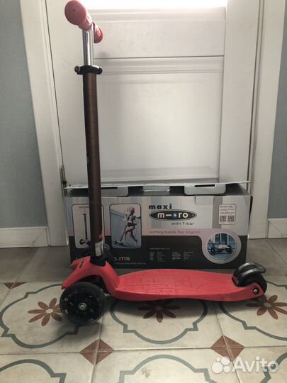 Детский самокат Micro Maxi +LED