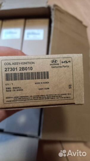 Катушка Хундай Солярис, Кия Рио