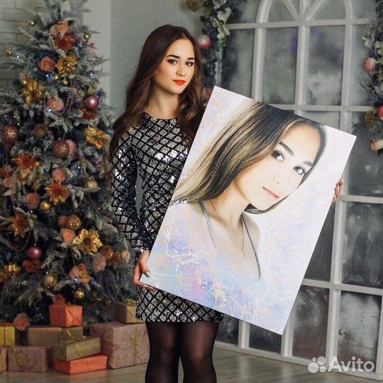 Печать фото на холсте