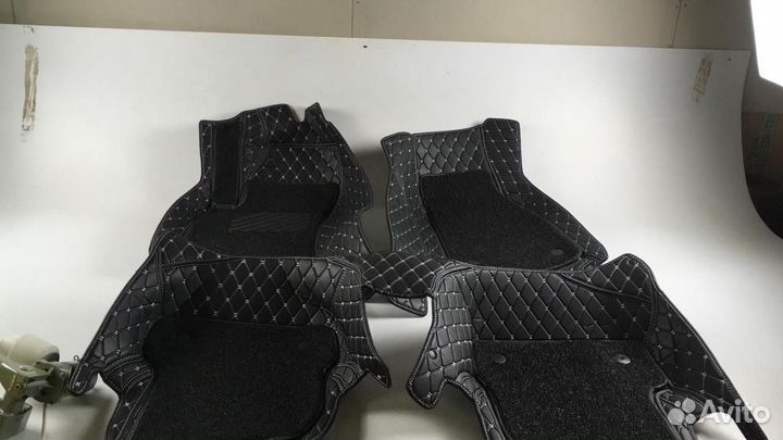 3D Коврики Mercedes Салон Багажник из Экокожи