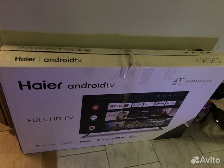 Телевизор Haier android tv,43 Full HD