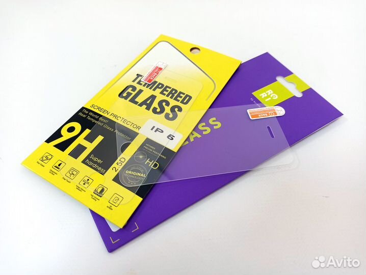 Защитное стекло на iPhone 5 / iPhone 5s