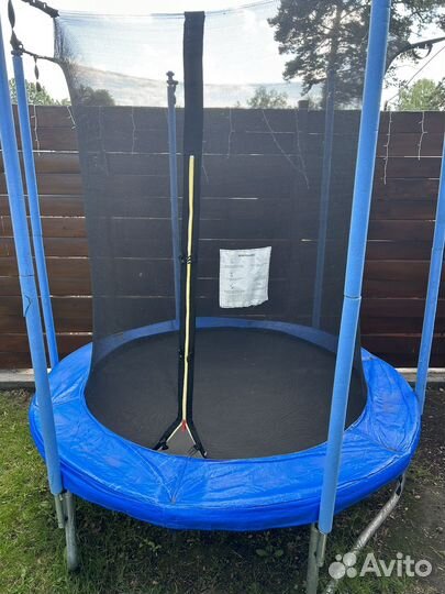 Каркасный батут с сеткой