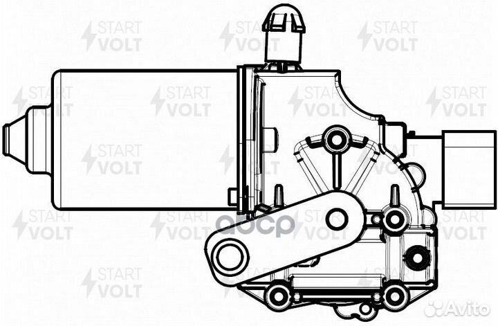 Мотор стеклоочистителя VWF1001 startvolt