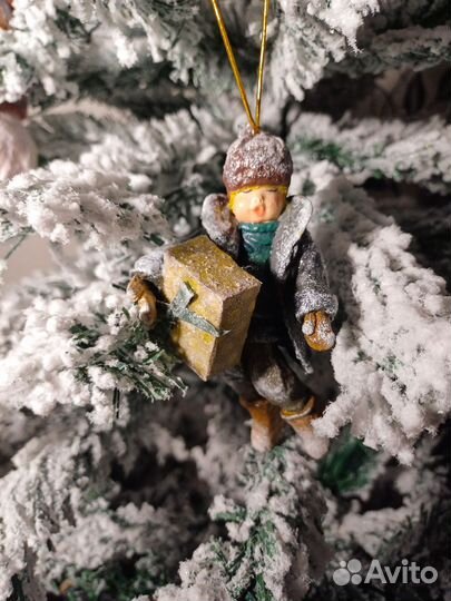 Ватные игрушки на ёлку