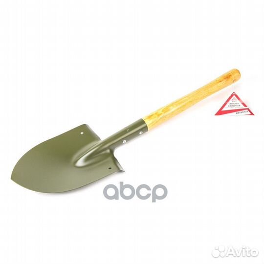 Лопата саперная с деревянным черенком, армейска