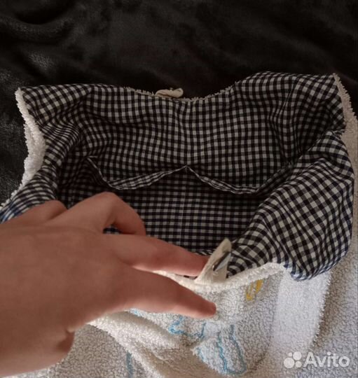 Сумка шопер плюшевый