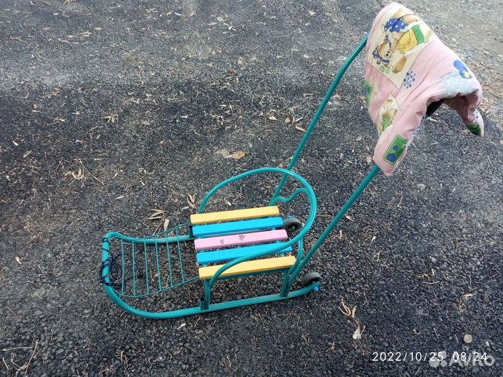 Детские санки с колесами