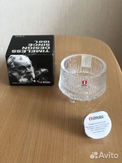 Пиалы и подсвечник Iittala Ultima Thule, Финляндия