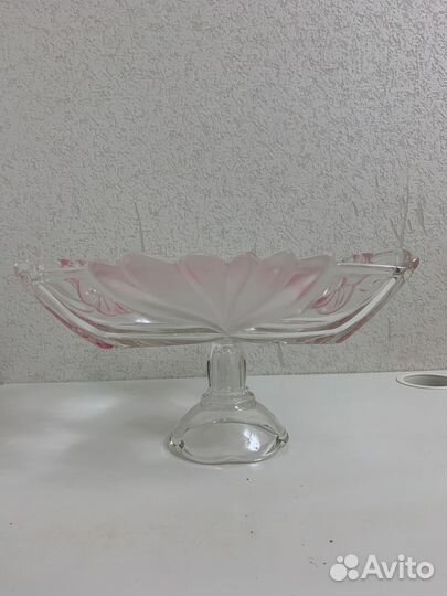 Ваза и блюдо Walther-Glas Германия