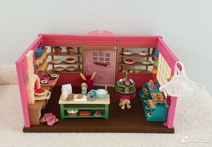 Sylvanian Families Woodzeez кафе магазин коляска