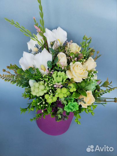 Букеты из мыла ручной работы, композиции в подарок