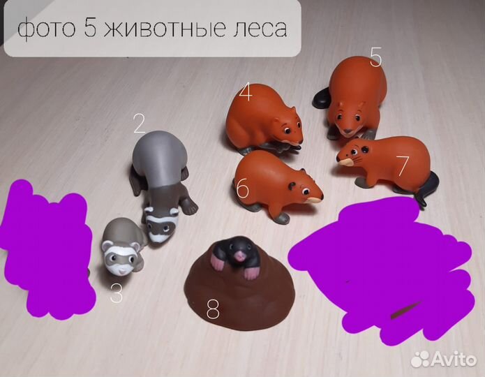 Животные из коллекции Deagostini