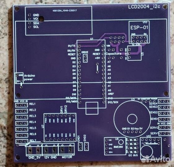 Плата Gyvercontrol контроллер теплицы