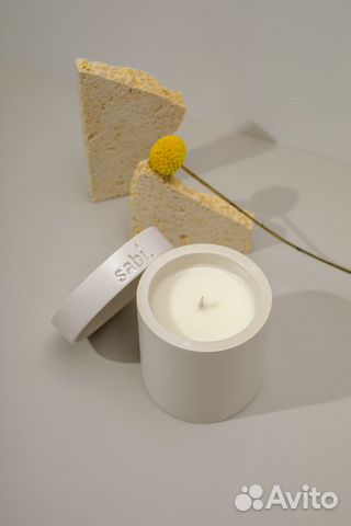 Свеча соевая ароматическая Sabi