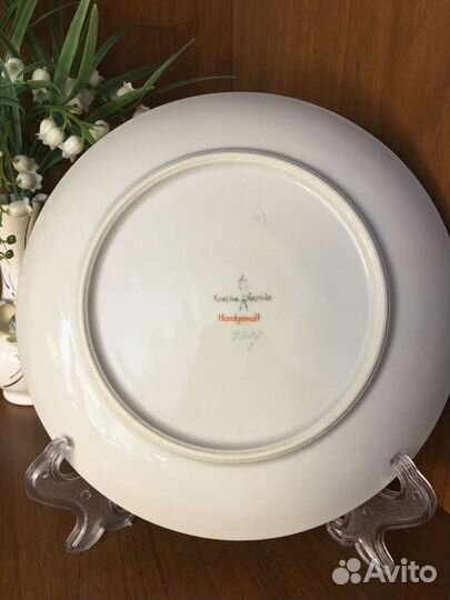 Блюдце и тарелка friedrich kaestner(германия)