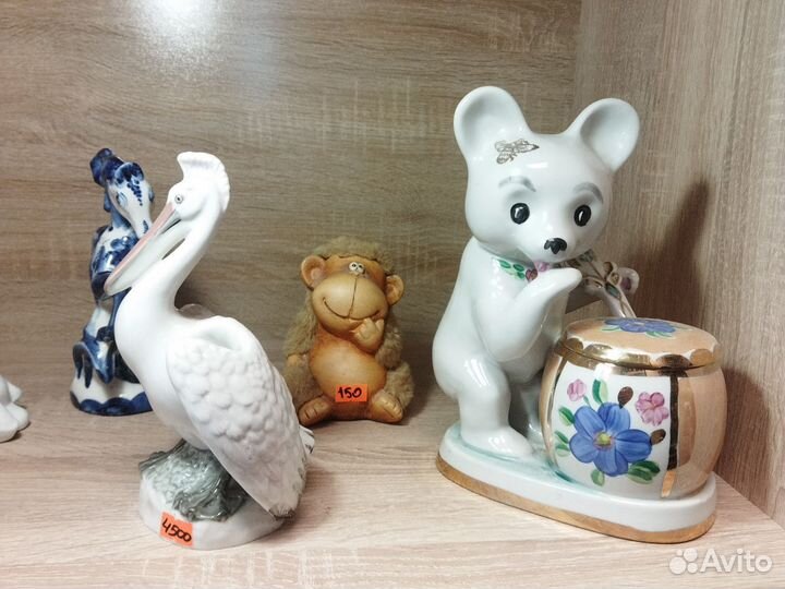 Фарфор дикие животные