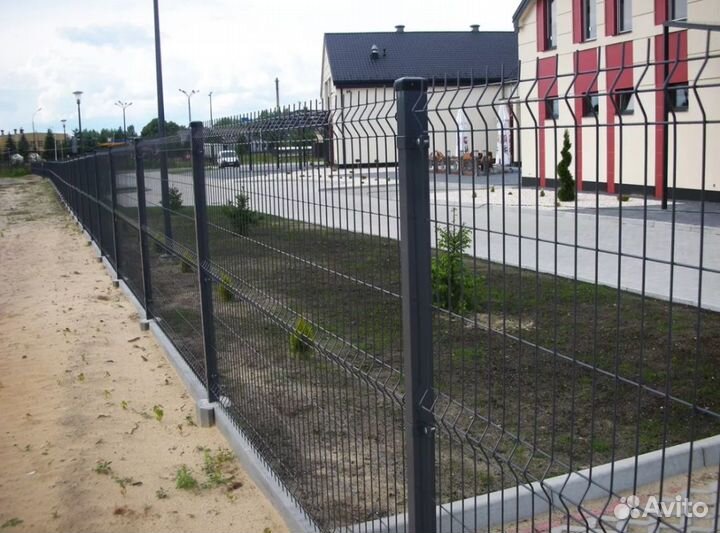 Забор из 3D сетки цена за метр под ключ