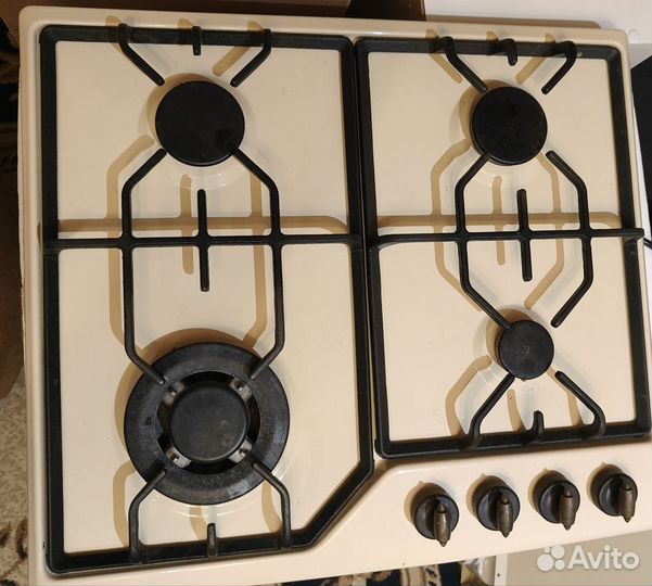 Газовая варочная панель 4 конфорки духовой шкаф вы