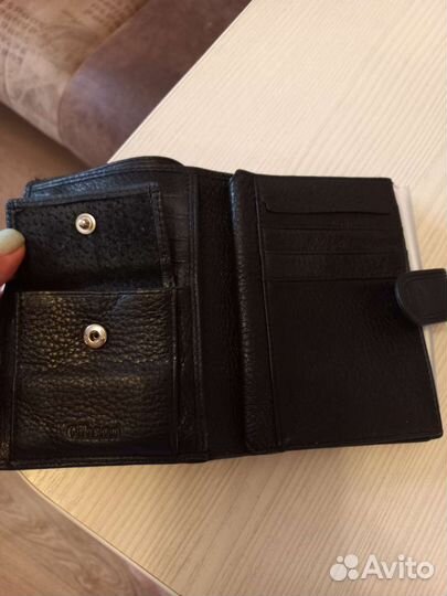 Мужское кожаное портмоне