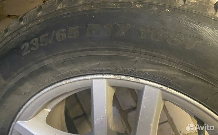 Колеса зимние 235/65 r17 на Ауди, touareg