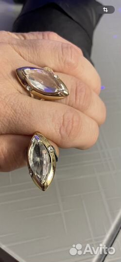 Набор серьги и кольцо