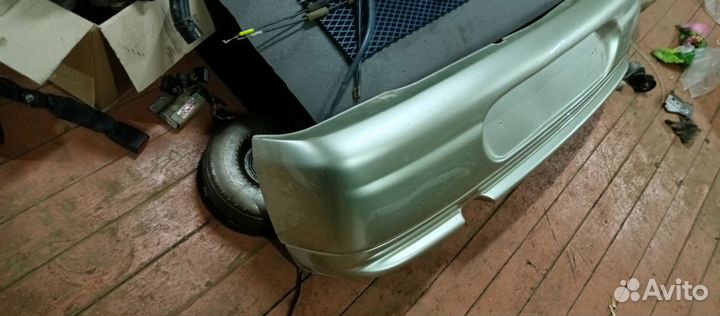 Бампер задний +усилитель 2110