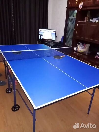 Теннисный стол синий