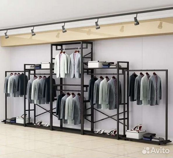 Торговое оборудование для магазина одежды, шоурум