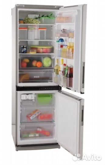 Холодильник Sharp SJ-WP331THS открывание дверей в