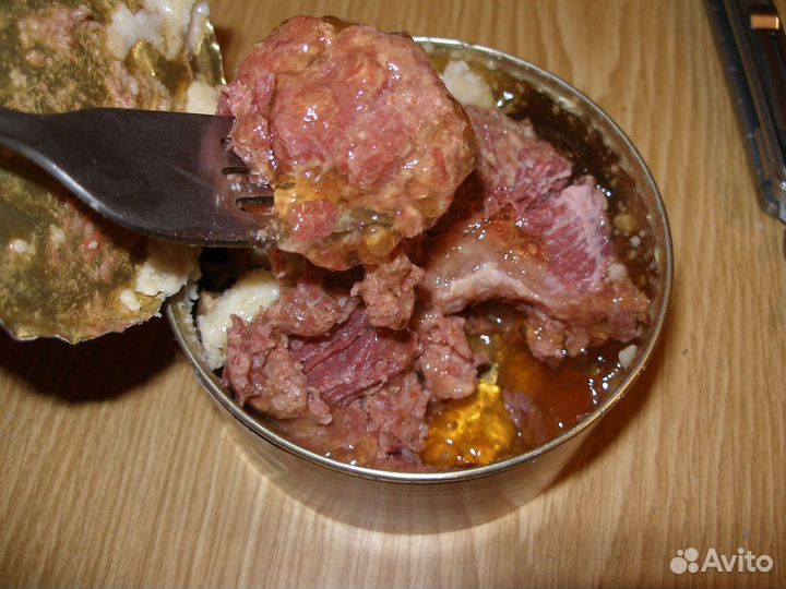 Тушёнка из мяса лося и кабана