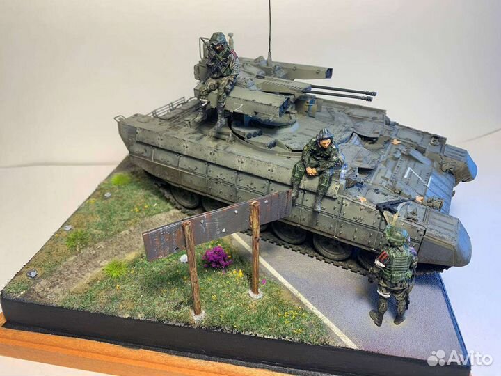 Сборная модель танка 1 35