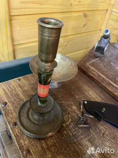 Подсвечник бронза